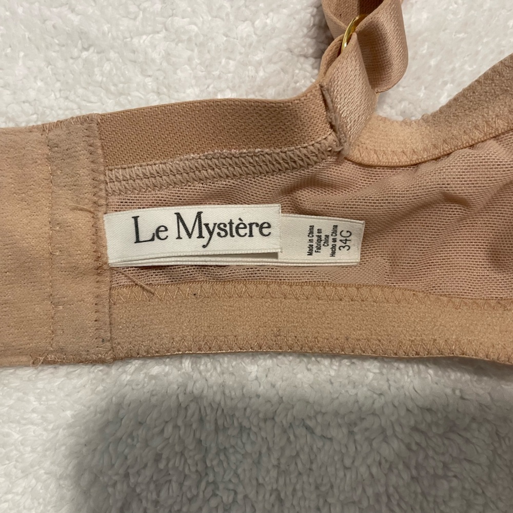 Le Mystere Nude Molded Cup Bra - Sz 34G - Picture 4 of 4